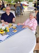 Sir and Ma’am Stickley wait their turn.