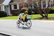 Jim Kellett on his bike