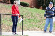 The Hogans enjoy the Spring air